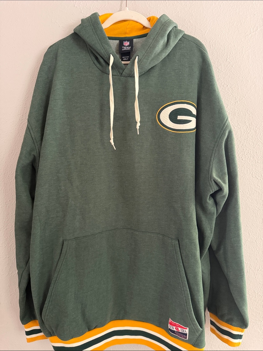 NFL Green Bay Packers Green & Yellow Pullover Hoodie - NFL Brand